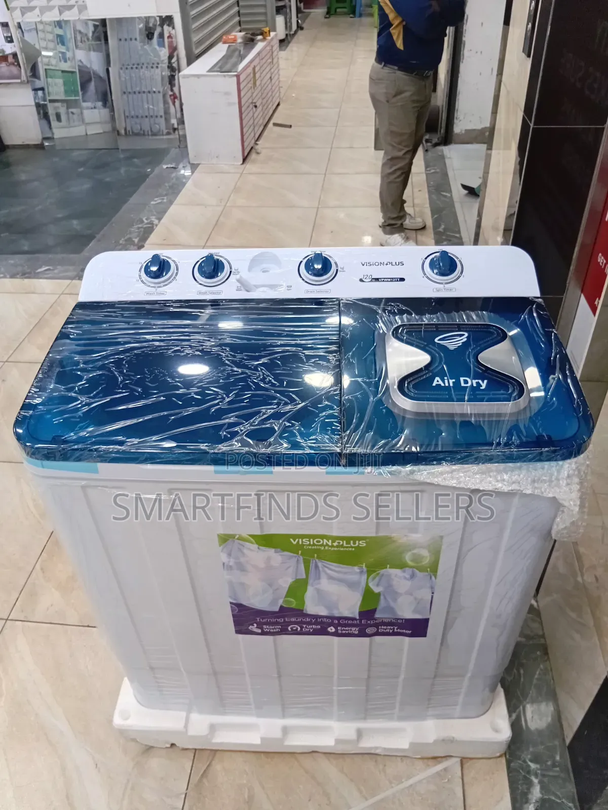 Vision Plus Twin Tub Washing Machine