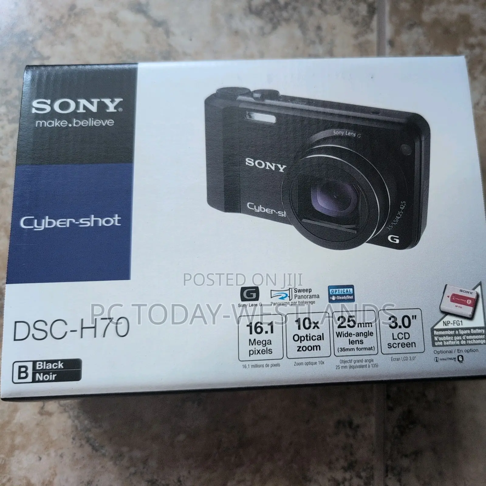 Sony Cyber-Shot DSC-H70 Digital Still Camera 10x Wide Optical Zoom