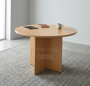 Office Boardroom Table : 1200MM Round Meeting Table