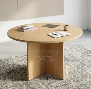 Office Boardroom Table : 1200MM Round Meeting Table