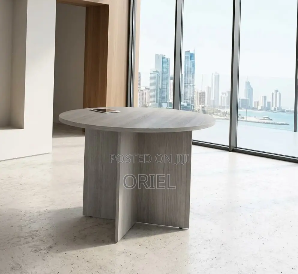 Office Boardroom Table : 1200MM Round Meeting Table