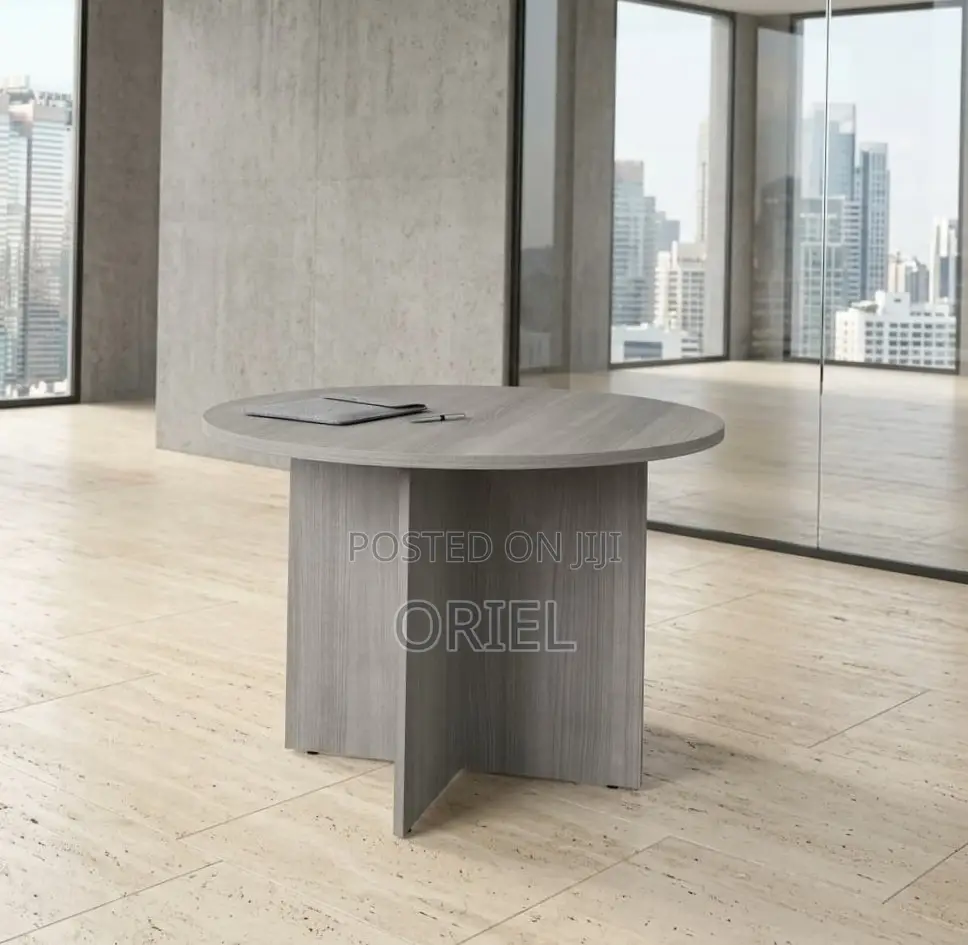 Office Boardroom Table : 1200MM Round Meeting Table