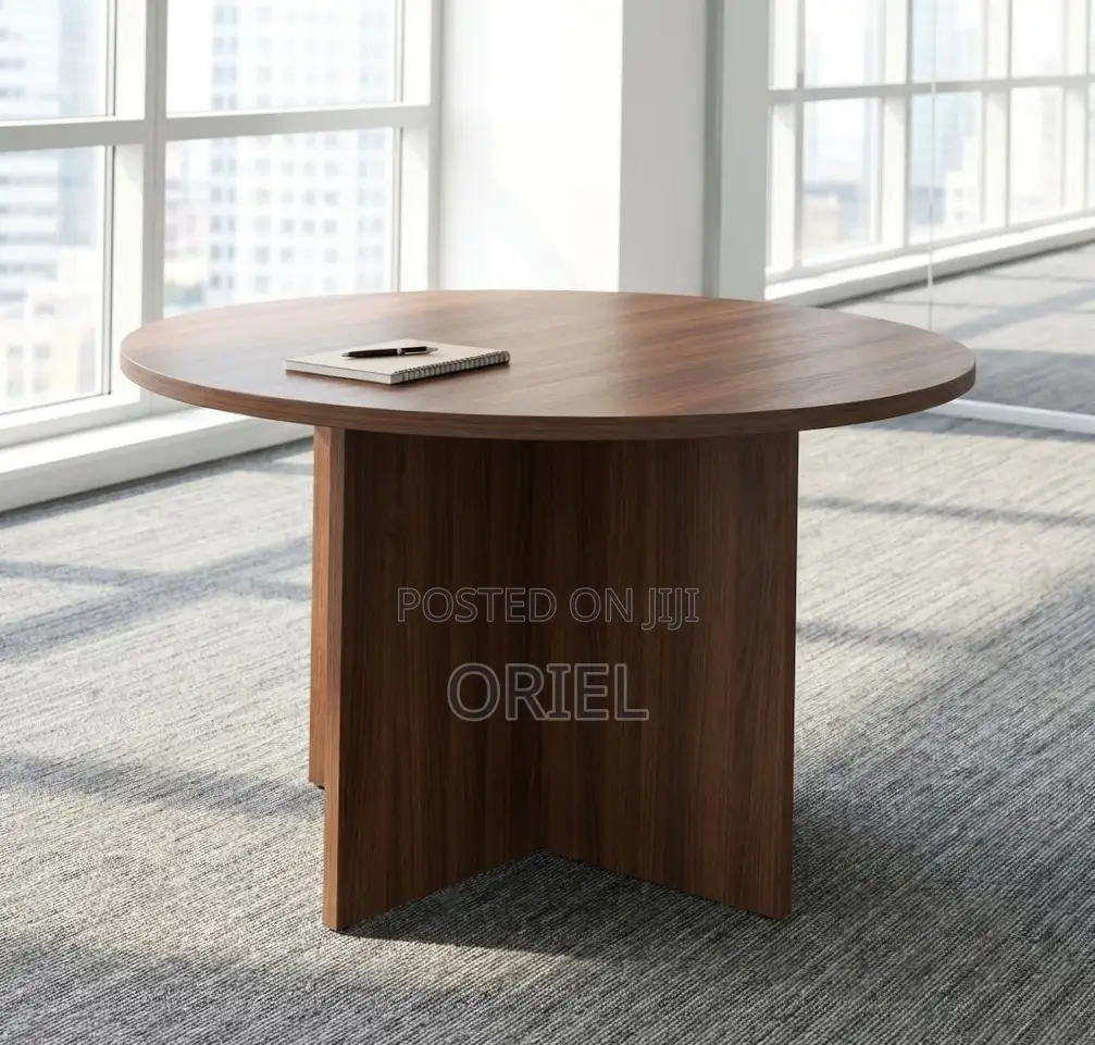 Office Boardroom Table : 1200MM Round Meeting Table