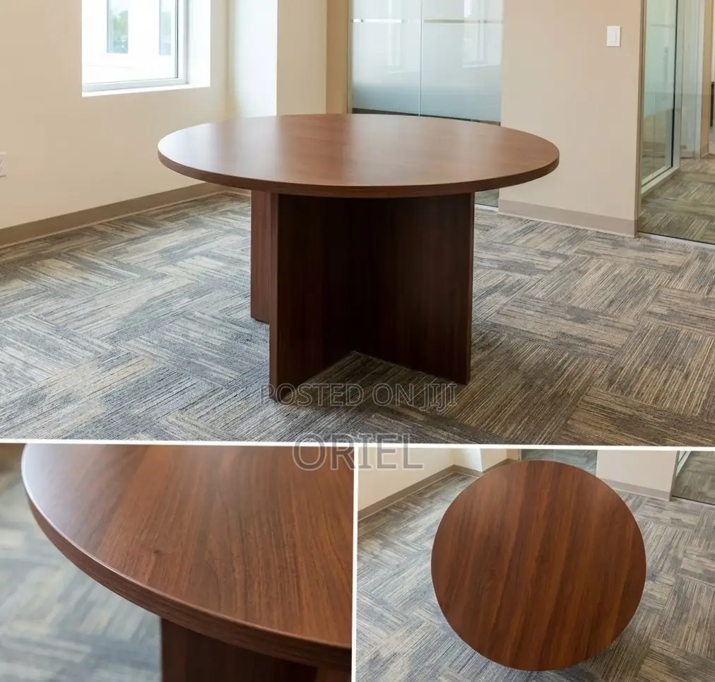 Office Boardroom Table : 1200MM Round Meeting Table