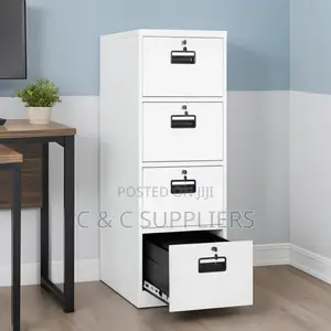 4-Drawer Lockable Cabinet.