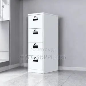4-Drawer Lockable Cabinet.