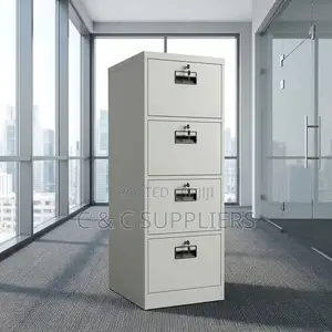 4-Drawer Lockable Cabinet.