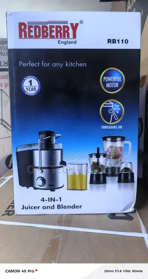 4 in 1 Heavy Duty Juicer With Blender
