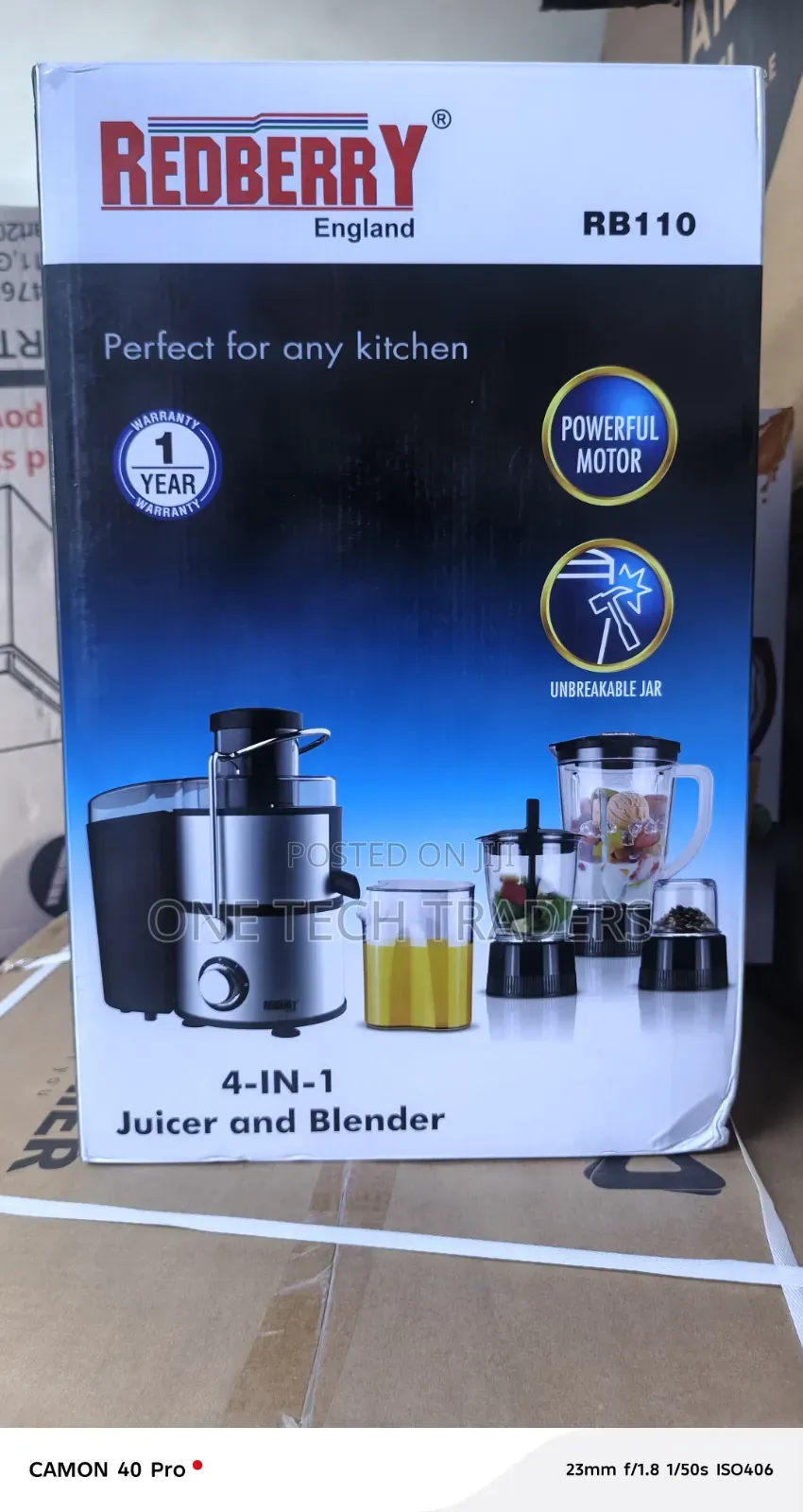 4 in 1 Heavy Duty Juicer With Blender