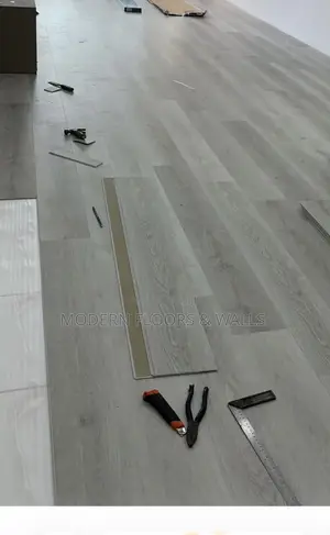 6mm Silky Wooden Grey SPC Click Lock Floor Tiles + IXPE Back Pad