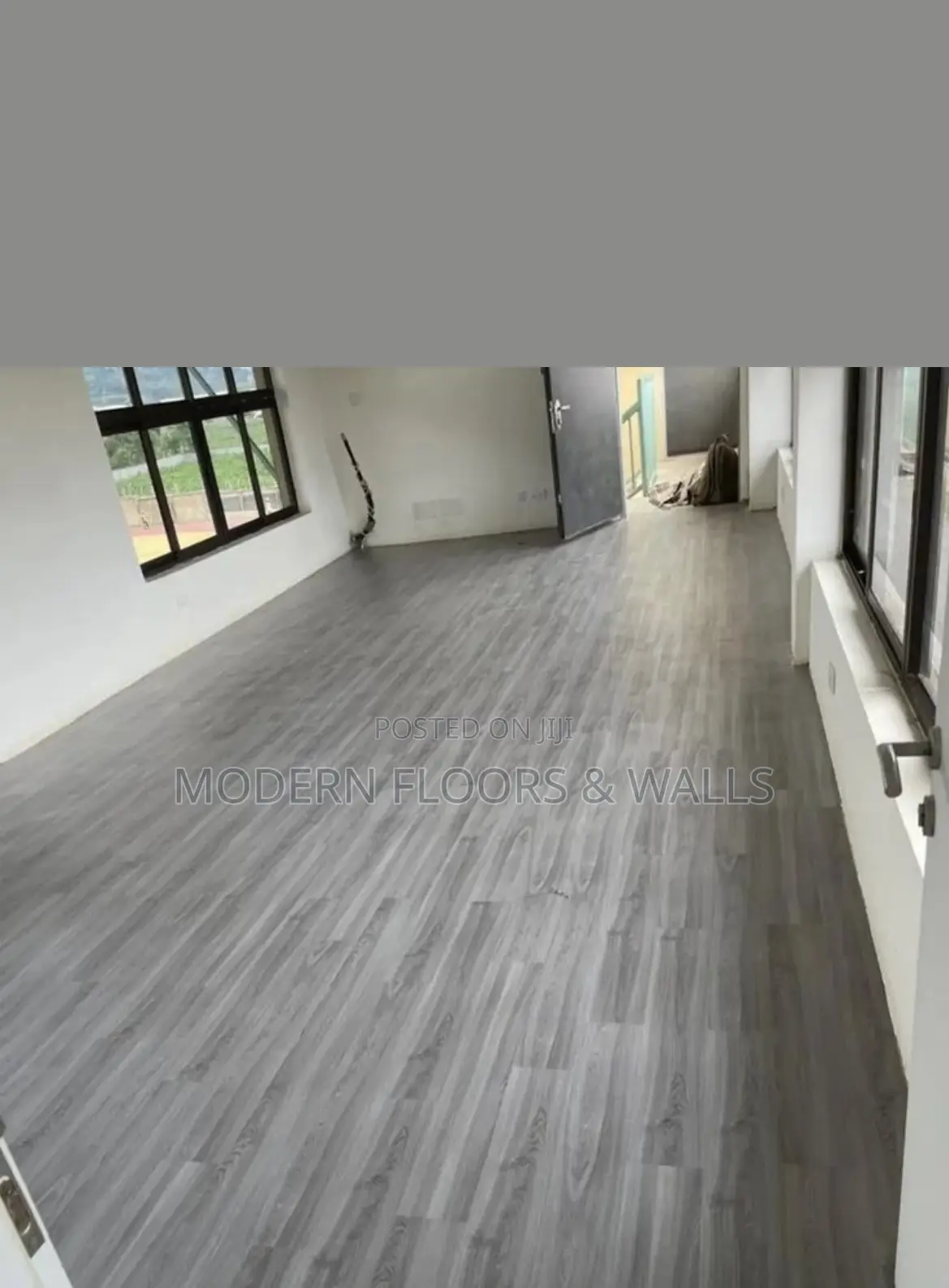 6mm Silky Wooden Grey SPC Click Lock Floor Tiles + IXPE Back Pad