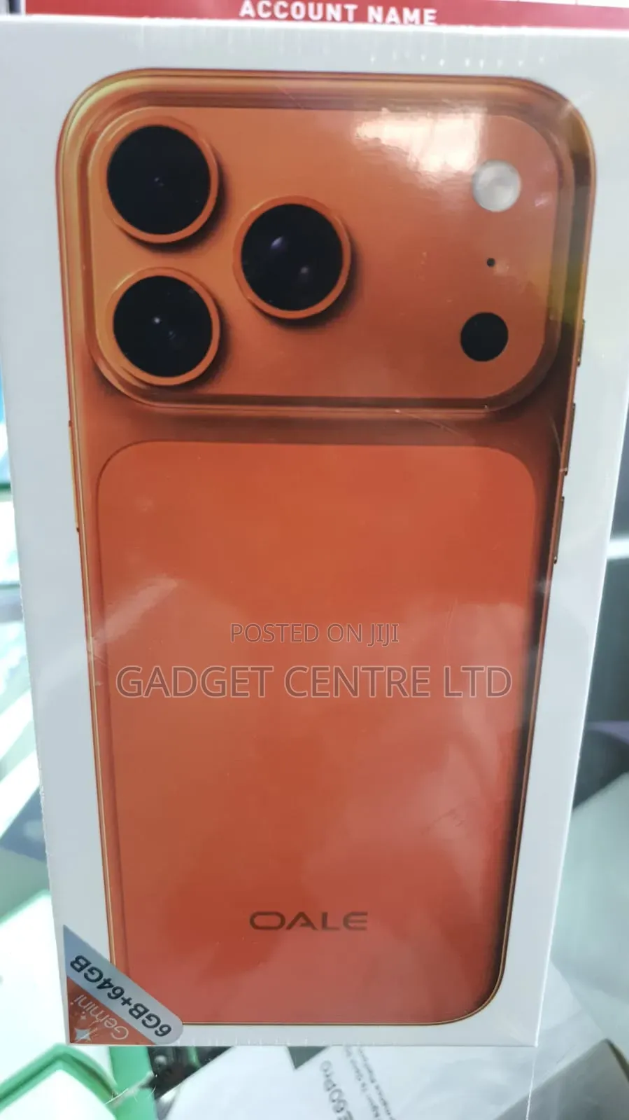 New Oale 17Pro Max 128 GB Orange