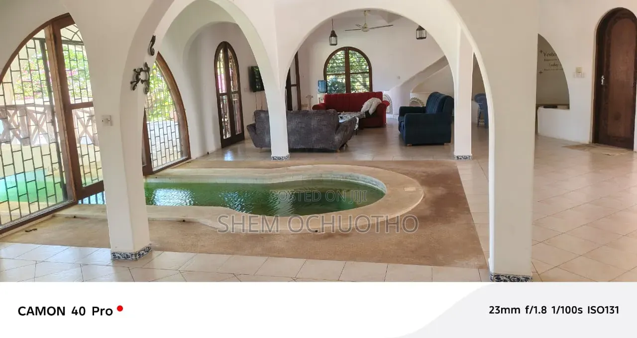 Furnished 4bdrm Mansion in Watamu Beach for sale