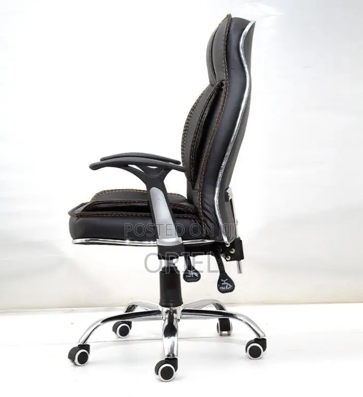 Office Desk : PU Leather Executive Staff Chair