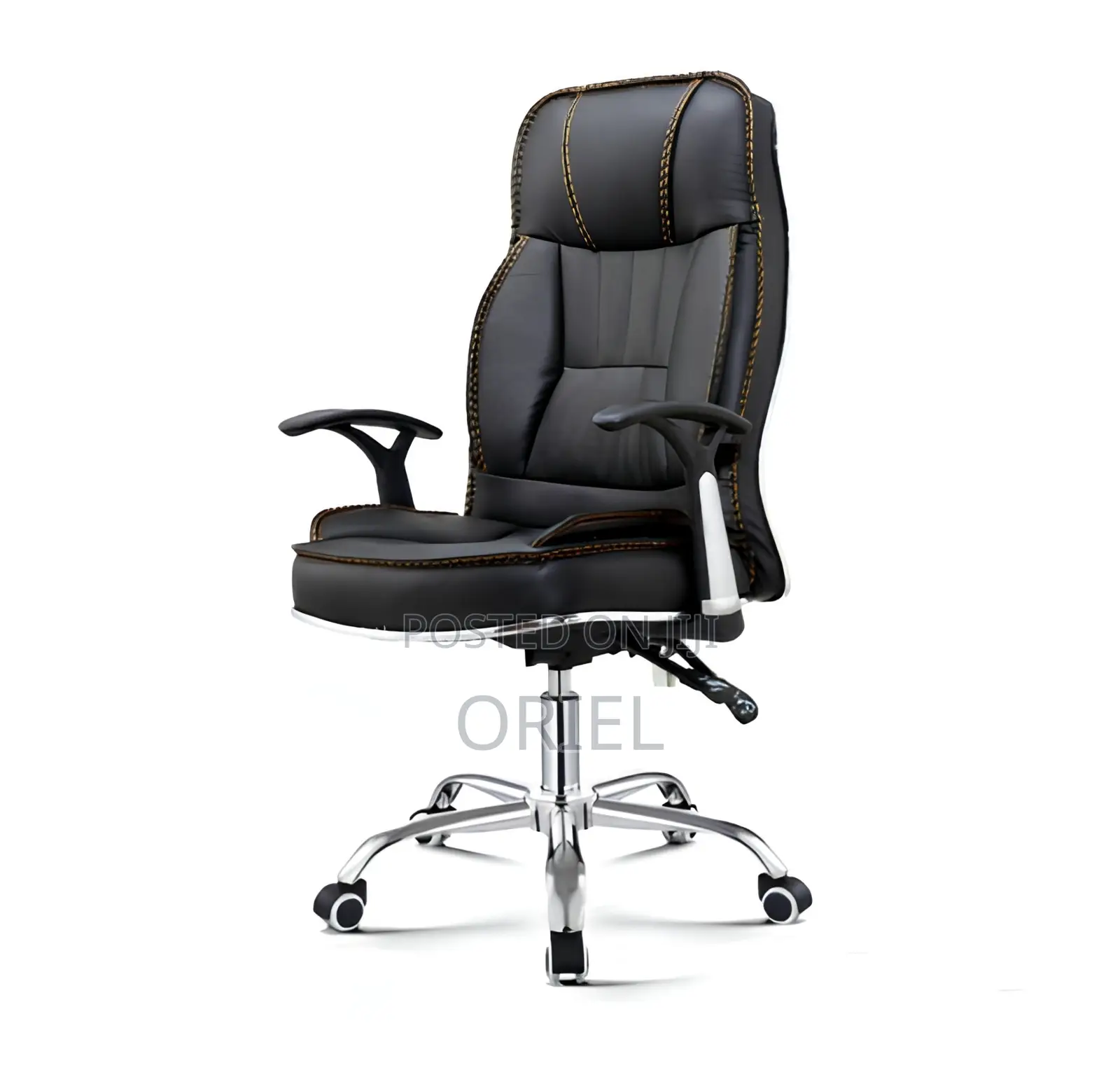 Office Desk : PU Leather Executive Staff Chair