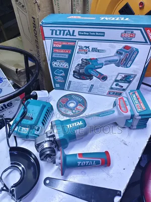 Total 20v Cordless Angle Grinder/Brushless Motor
