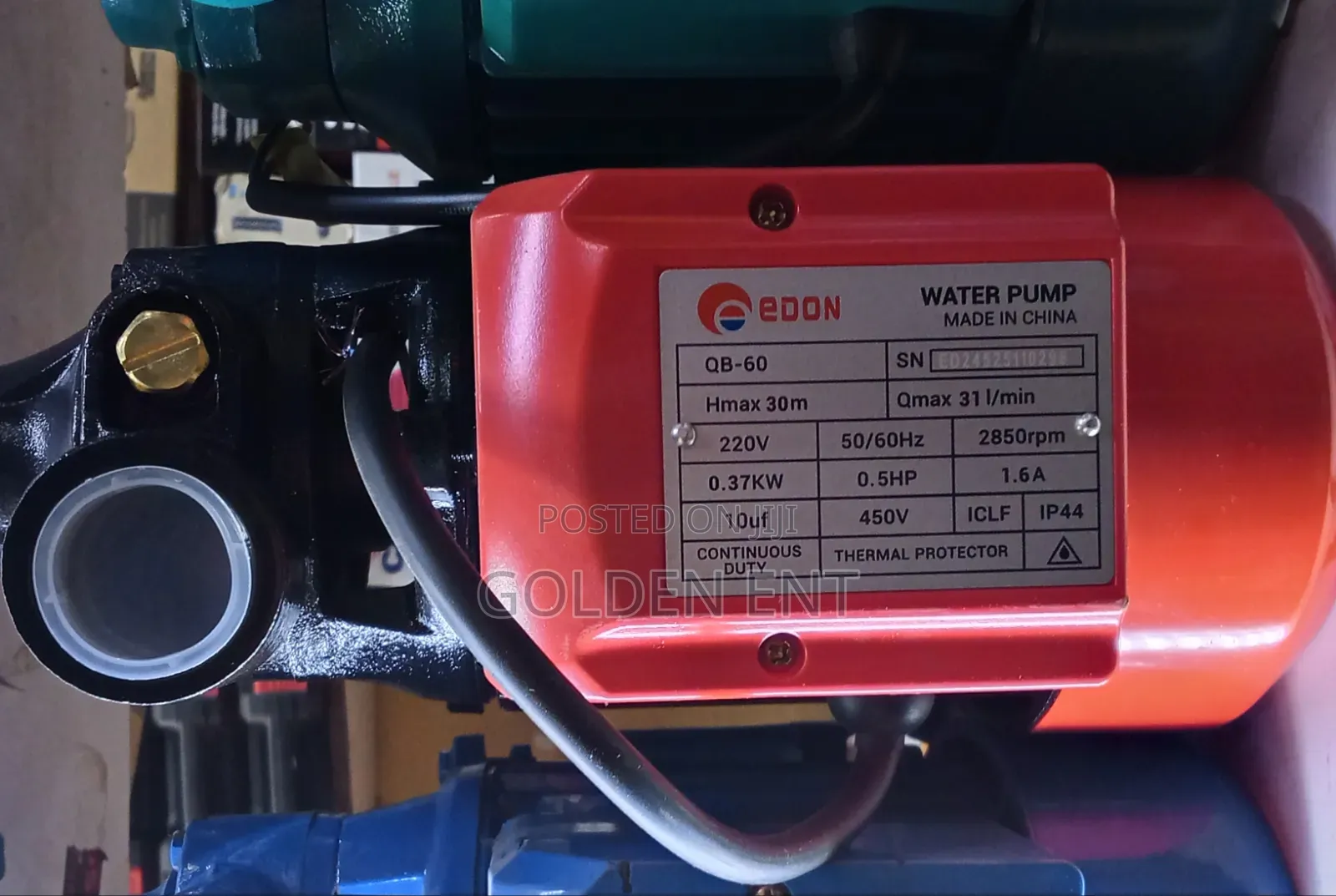 Edon 0.5hp Water Pumps/Edon Water Pump