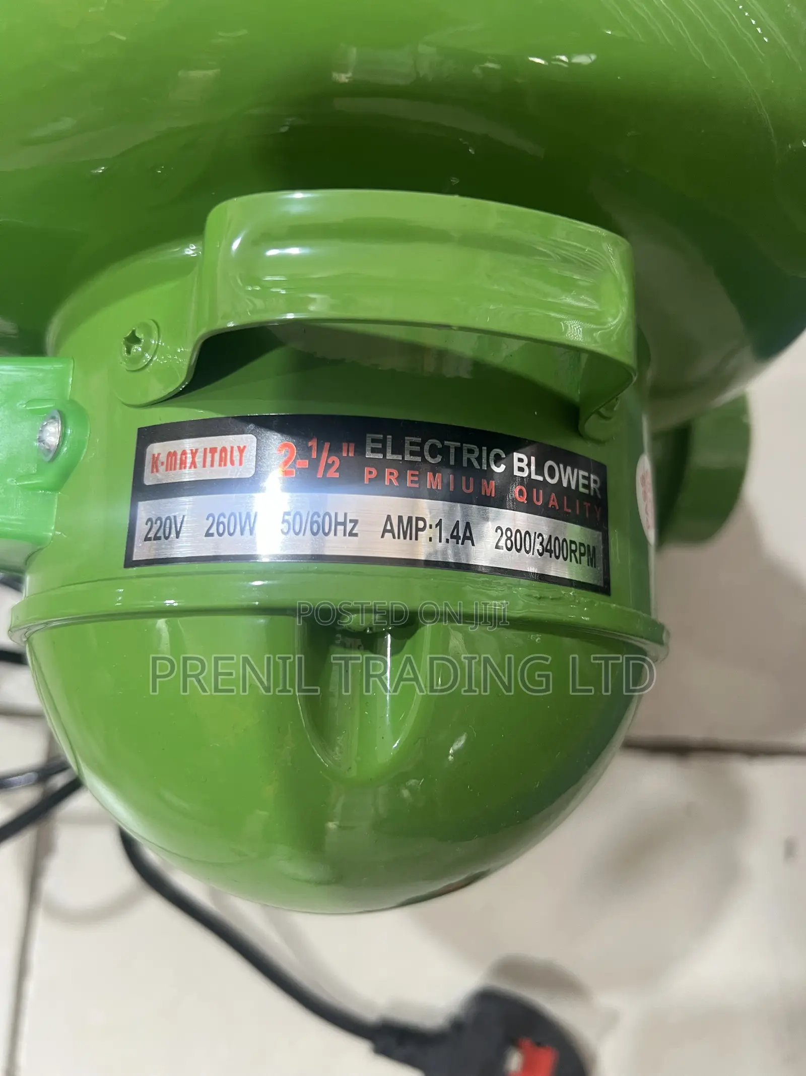 2-1/2” Electric Blower