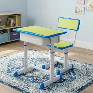 Kids Study Set : Height-Adjustable Kids Desk Chair