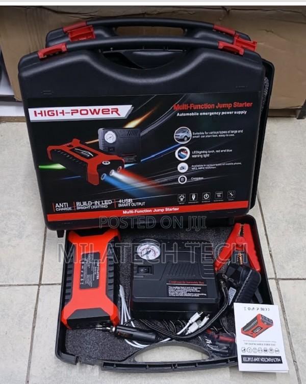 High Power Car Jump Starter With Tyre Inflator