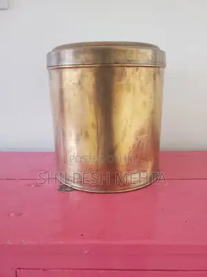 Brass Tin Cointainer (Antique)