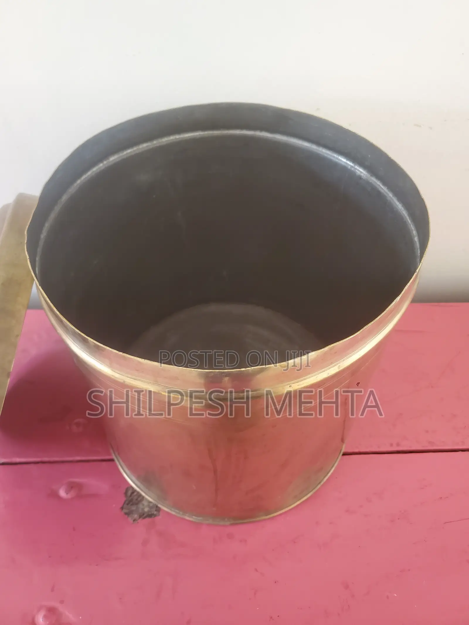 Brass Tin Cointainer (Antique)