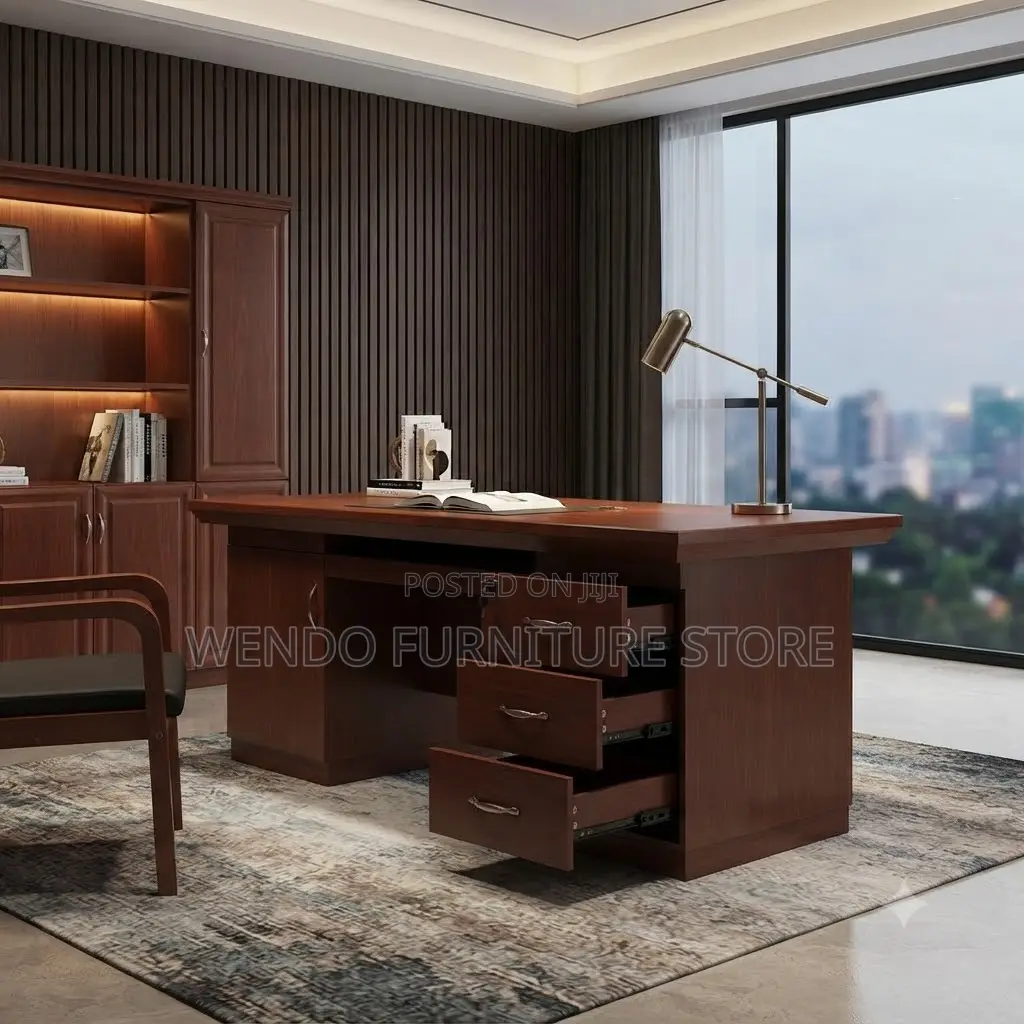 Office Desk; 140cm Executive Long Working Desk