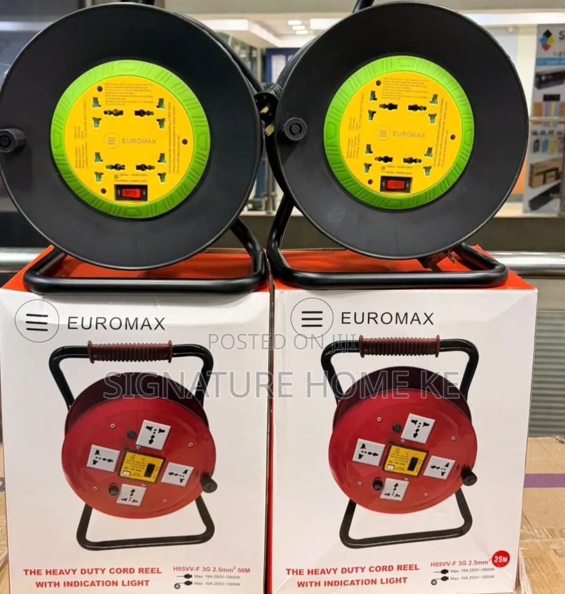 Euromax Extension Reel Cable