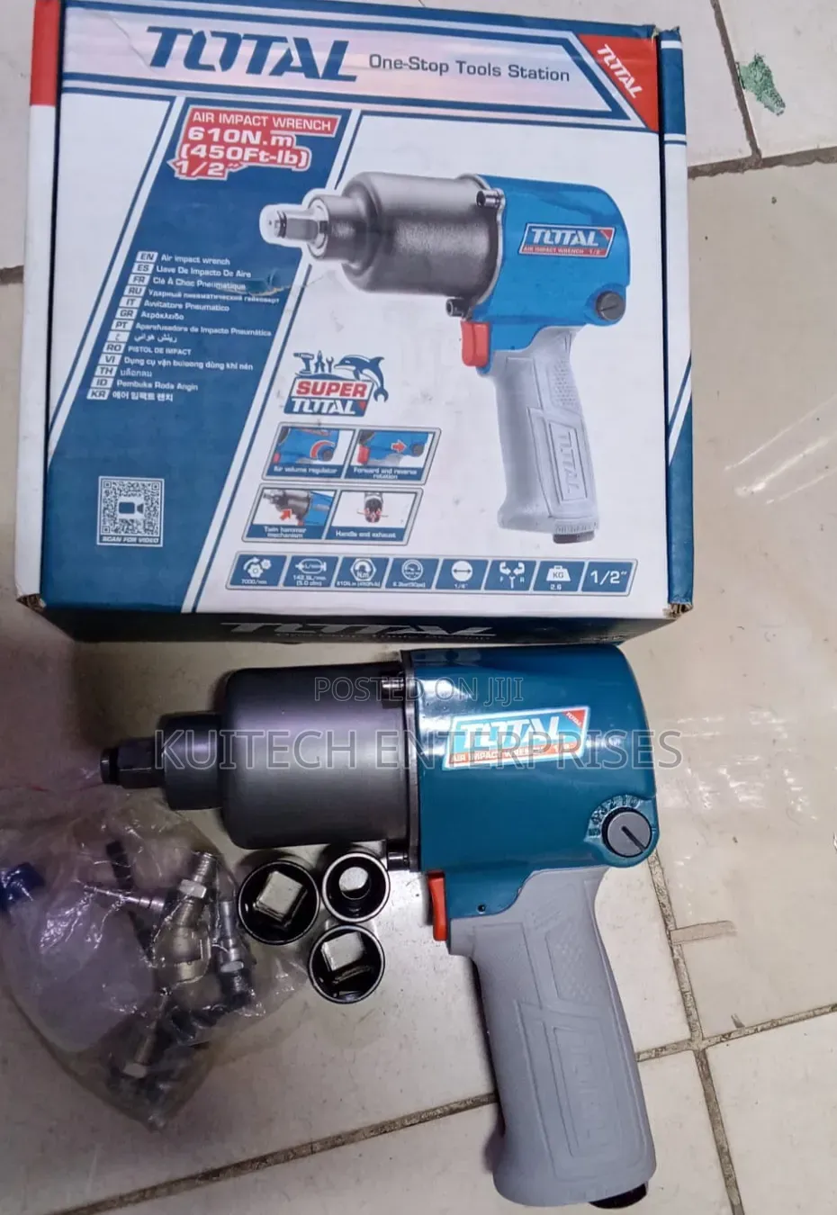 Total Air Impact Wrench 1⁄2" Air Wrench