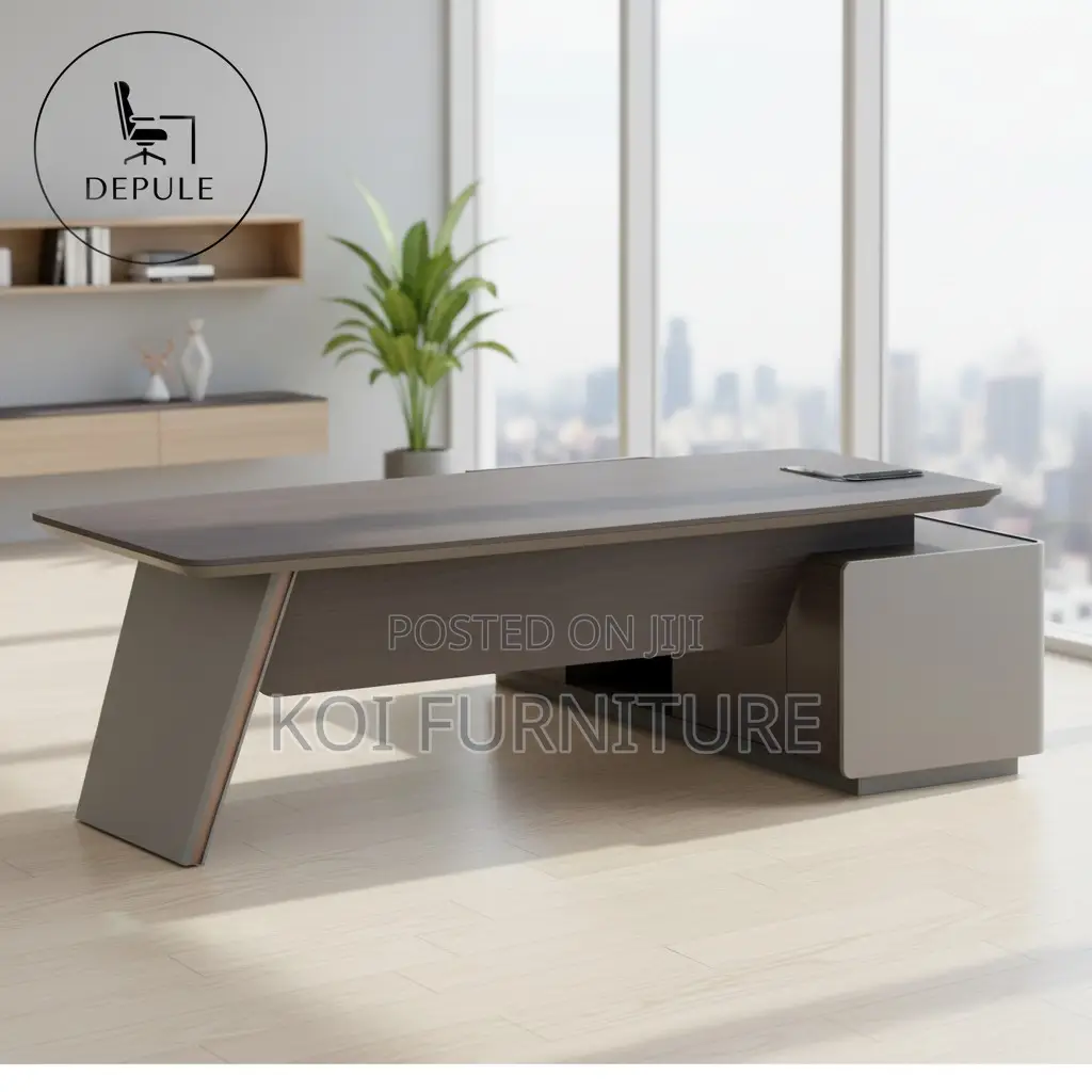 Office Desk; Executive L Shaped Spacious Office Desk