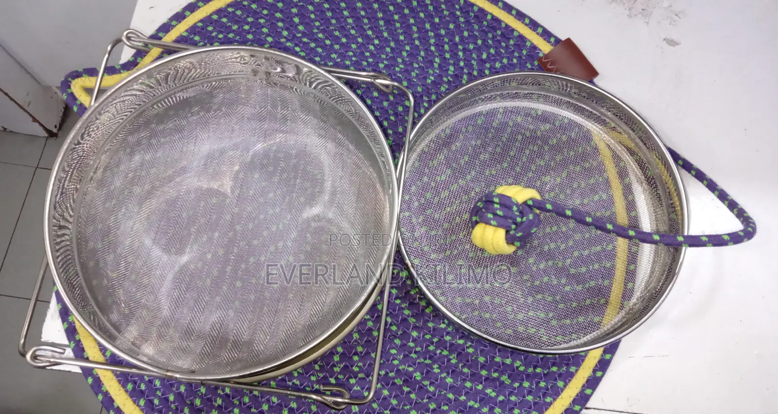 Bee Keeping Honey Double Sieve Stainless Steel Strainer