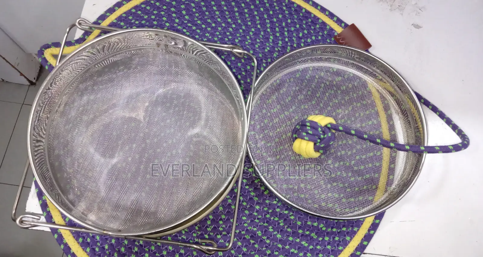 Bee Keeping Honey Double Sieve Stainless Steel Strainer