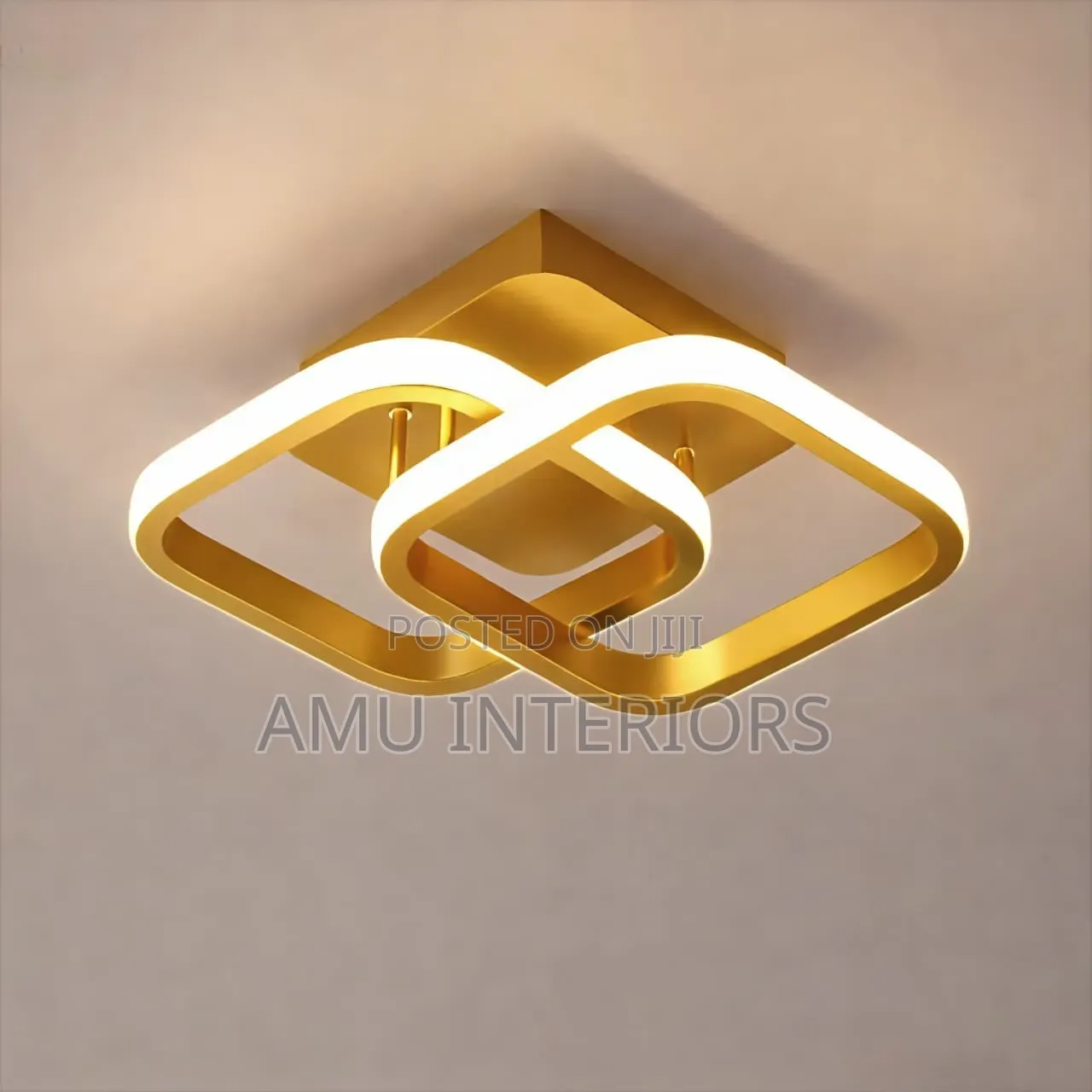 Led Ceiling Lights Gold and Black