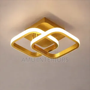 Led Ceiling Lights Gold and Black