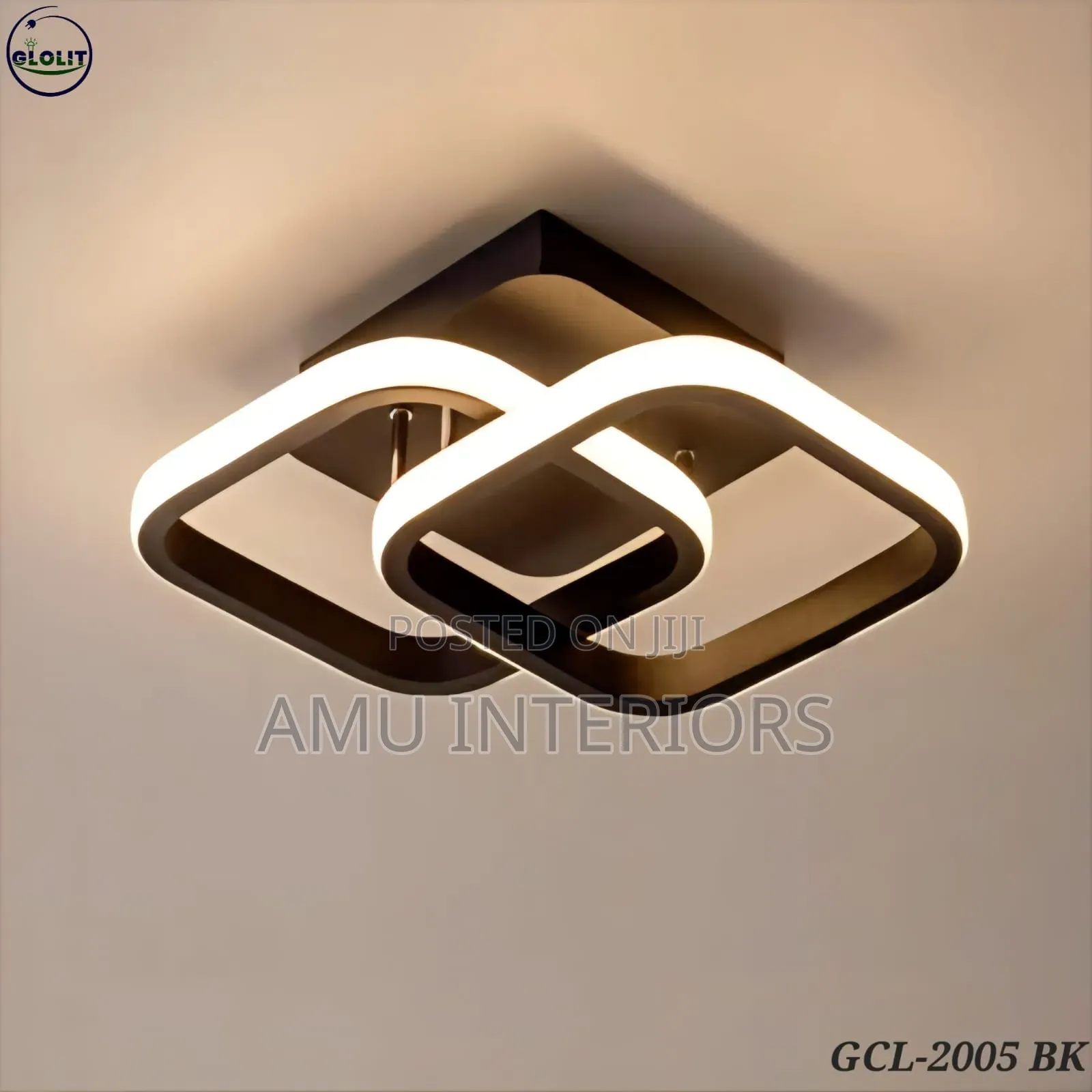 Led Ceiling Lights Gold and Black