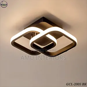 Led Ceiling Lights Gold and Black