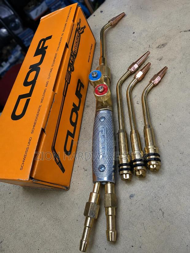 Gas Welding Torch With 3 Extra Nozzles