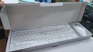 White Wireless Keyboard and Mouse