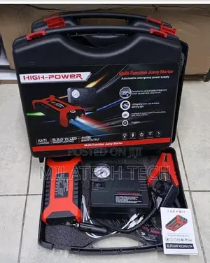 High Power Car Jump Starter With Tyre Inflator