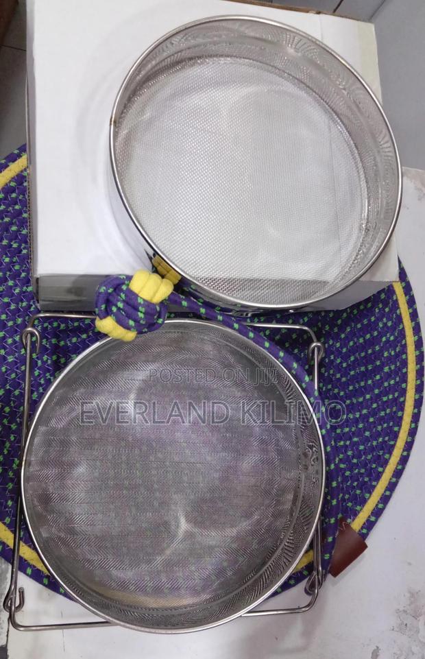 Honey Stainless Steel Strainer Double Sieve Filter