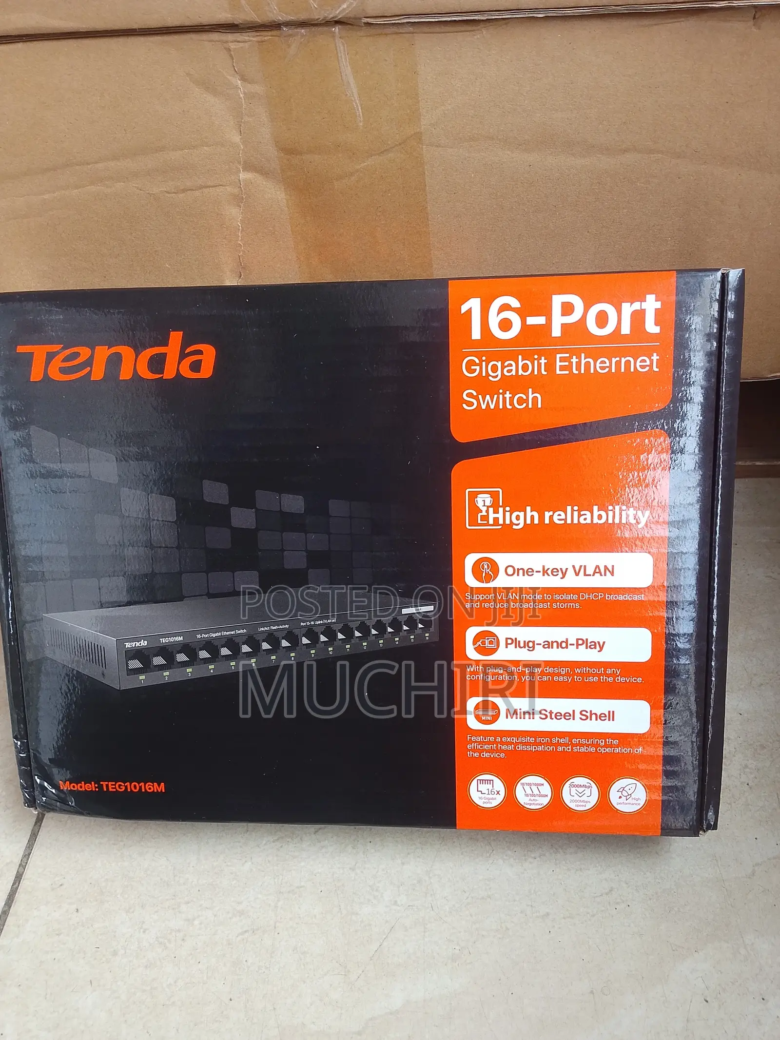 Tenda 16 Port Gigabit Switch
