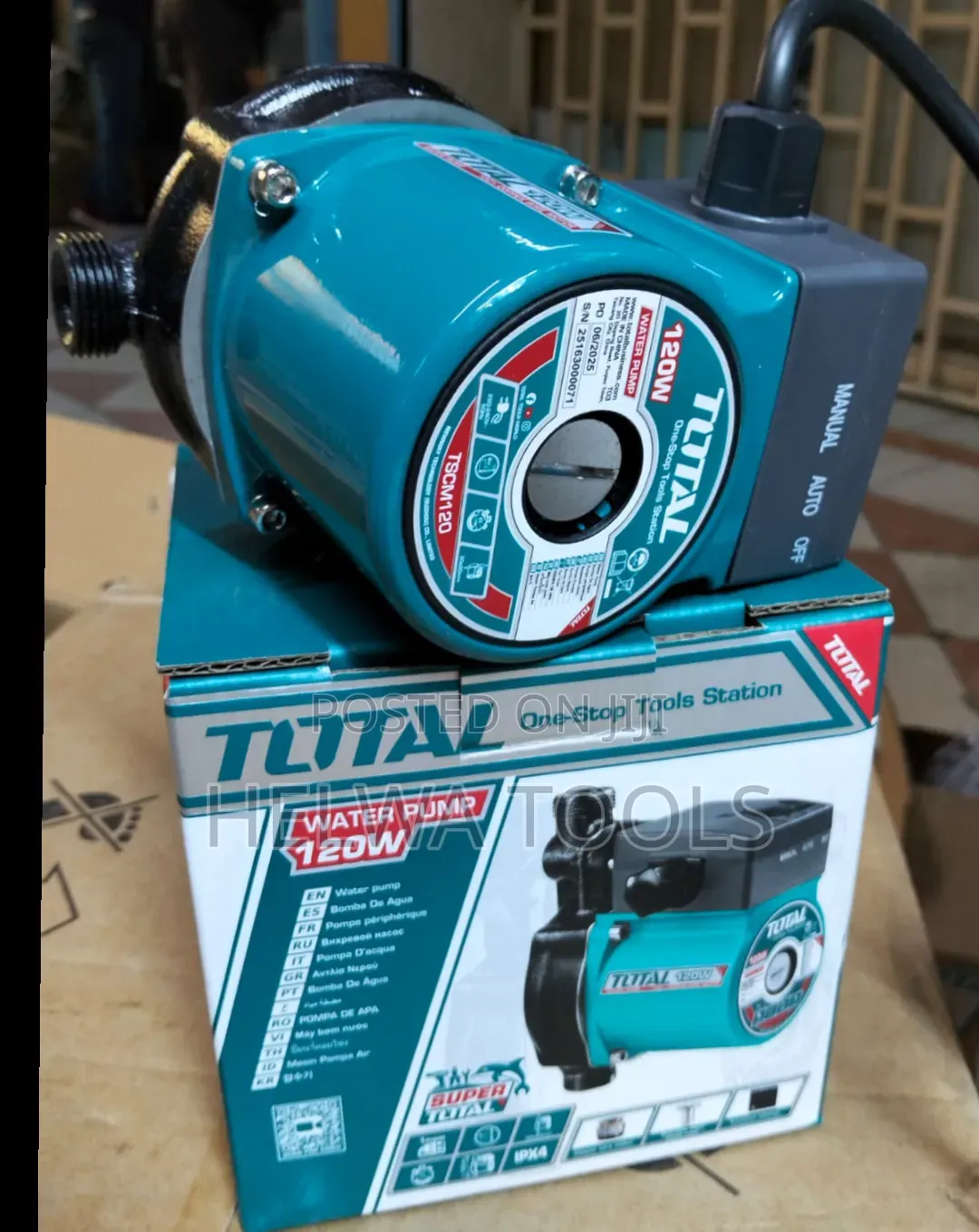 Total Silent Circulation Pump 120 Watts, 23litres/Min