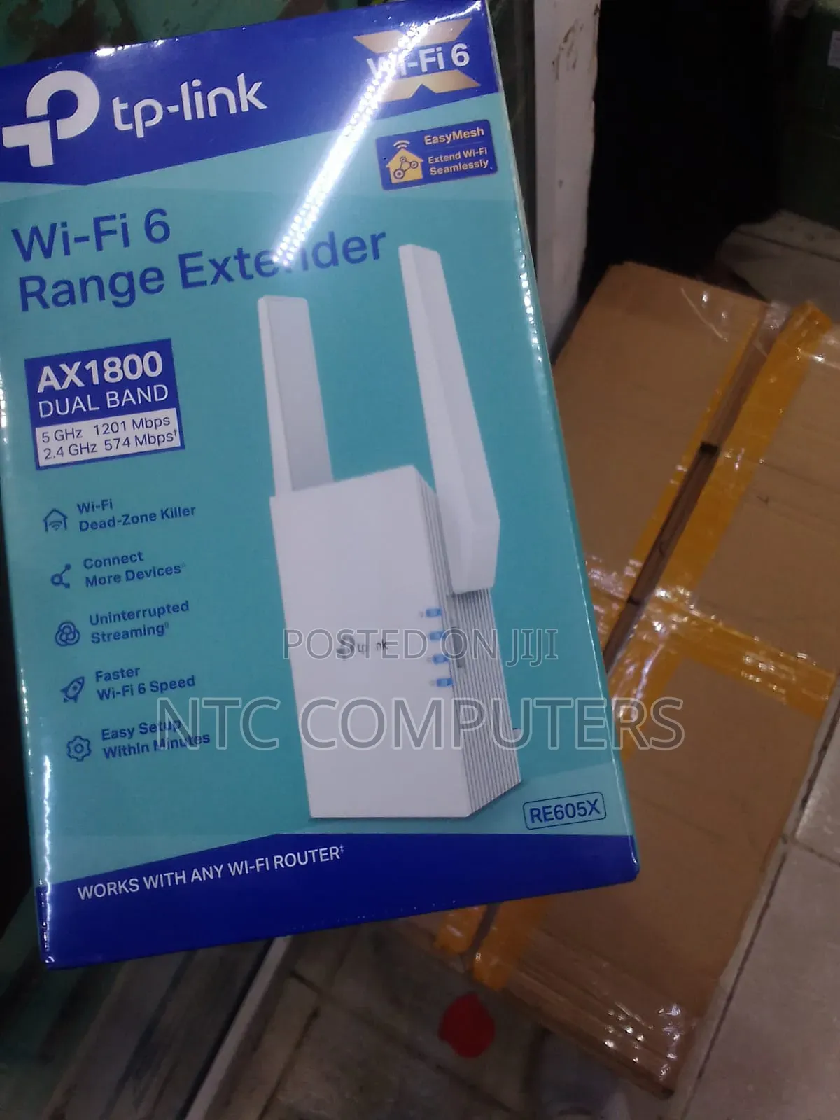 TP-Link Re605X AX1800 Dualband Mesh Wifi 6 Range Extender