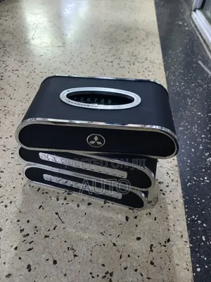 Branded Mitsubishi Tissue Holder – Premium Mitsubishi Car Tissue Box