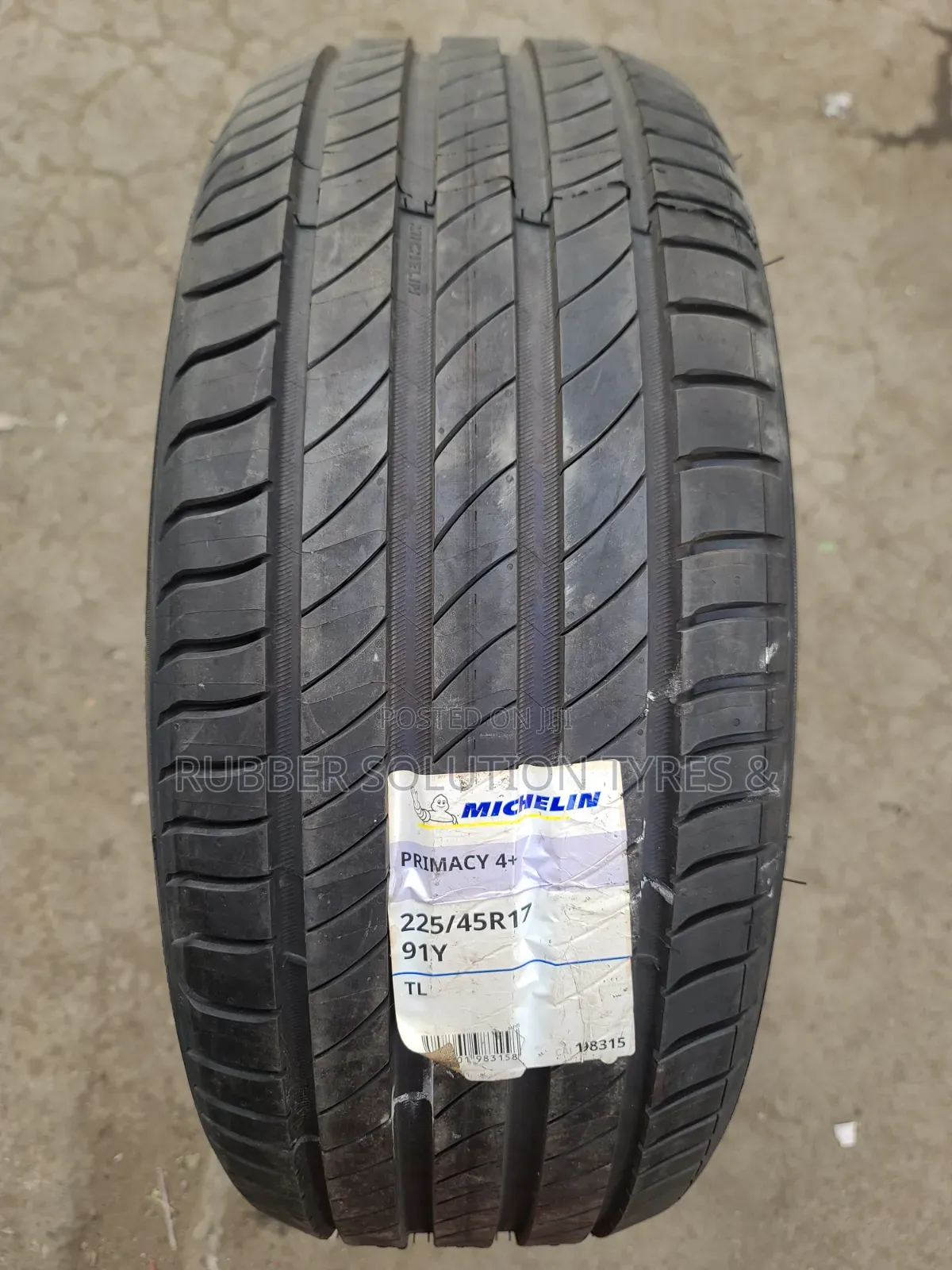 225 /45 R17 Michelin Tyres 91y Primacy 4+