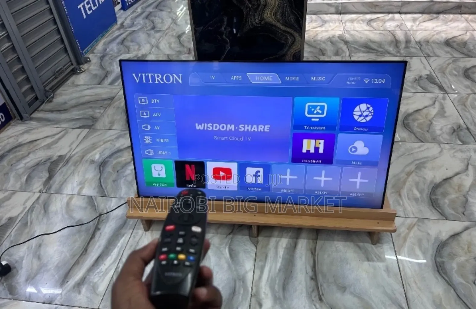 Youtube Netflix Vitron 50 Inch Television