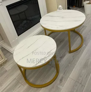 White Nesting Coffee Table Set