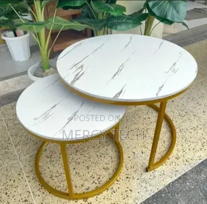 White Nesting Coffee Table Set