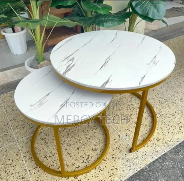 White Nesting Coffee Table Set - thumbnail 2