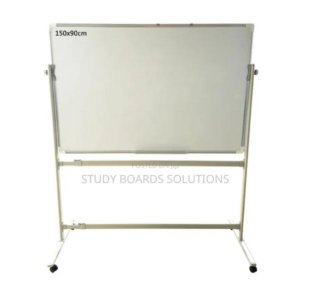 Clear Ideas, Better Presentations–Mobile Magnetic Whiteboard 150x90cm